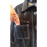 Uniform John Paul Richard leather Black Retro jacket Size 14 Photo 4