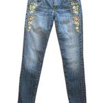 Driftwood Jeans Marilyn floral embroidered jeans size 26 Photo 0