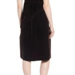 Nordstrom Lewit Velvet Slip Dress 8 NWT Silk Ruched Side Tie Empire Waist Photo 8