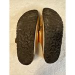 Birkenstock Arizona Sandals Gold Metallic Leather Buckle Size EU 36 US 5.5 Photo 5