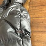 Emporio Armani Jeans Womens Black Hooded Duck Down Puffer Coat Jacket Size Large Photo 8