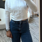 Magaschoni  Sweater Knit White Photo 0