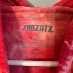 Zoozatz University of Nebraska Hoodie Sweatshirt Tie Dye Red White Womens Medium Photo 2