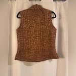 Coldwater Creek  Dark Brown Textured Vest Photo 1