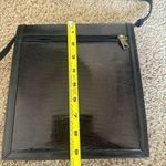 Casa Lopez Vintage Black Leather Snakeskin Alligator Purse Photo 9