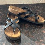 Betula by Birkenstock Vinha Black Patent Sandals L8 Size 8 Photo 4