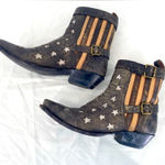 Dan Post  star struck distressed‎ leather booties, women’s 10M Photo 0