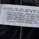 ZARA  Women's Black High Waisted Raw Hem Casual Mini Denim Jean Shorts Size 6 Photo 4