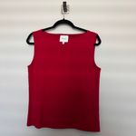 Reformation  Dusk Knit Tank Top Red Size XL Photo 3