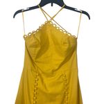 PETAL & PUP NWT EB LUXE LA Zola yellow maxi halter dress S Gold Photo 5