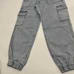 J.Crew NWT Sz 27  Lightweight drapey cargo jogger jean Photo 3