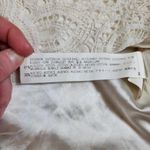 ZARA  Round Neck Tank Top White Lace Women's Size Medium Photo 3