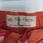 We The Free  Yuki Barrel Orange Jeans Size L Photo 4