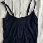 Urban Outfitters UO Black and Blue Shimmer Cropped Corset style cami Photo 2