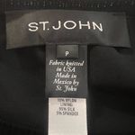 St. John  Sweater Black Lace Crochet Back High Low Size P Small Long Sleeve Photo 8