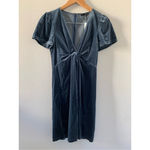 AQUA  Velvet‎ Knot-Font Mini Dress Photo 2