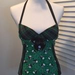 Skulls bustier corset Halloween costume or sexy time! Green Photo 2