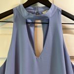 Miami  Double Keyhole Periwinkle Mini Dress - Size Small Photo 1