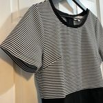 Loft Thick Knit Short Sleeve Structured Career Mini Dress - Size 12P Photo 4