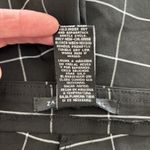 Zac & Rachel Dress Pants Womens 12 Black Windowpane Pull On Ankle Stretch Office Photo 6