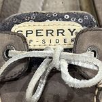 Sperry  Taupe with Grey Sequins Top-Sider Angelfish Boat Shoes Size 6.5 Photo 1