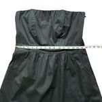 The Limited  Black Strapless Cotton Stretch A-Line LBD Cocktail Lined Dress Sz 12 Photo 11