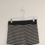 Monteau  Black Pinstripe Shorts Sz M Photo 5