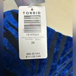 Torrid NWT! Women’s At The Knee Velvet High Slit Dress Size 26 Photo 9