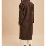 Boutique Felted Double Breasted Oversized Duster Lapel Coat - Large Photo 4