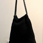 The Sak Elliott Lucca Knitted Bag Black Crochet Lined Pockets 9x10x4 Small Photo 0