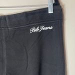Ralph Lauren POLO JEANS CO  Black Wide Leg Sweatpants Embroidered Logo, XL Photo 6