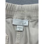 J.Jill Women's M Medium Casual Crop Pants Beige Drawstring Elastic Waist Photo 3
