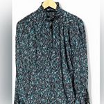 ZARA  Women’s Blouse Ditsy Floral Pleated Chiffon Prairie Cottage Photo 2