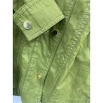 ZARA Basic Army Military Style Utility Jacket Full Zip Green Size Small Photo 4