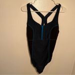 Speedo  One Piece Swimsuit Black Navy Photo 1