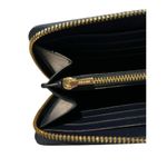 Coach Navy Blue Pebble Leather Phone Zip Around Accordion Wallet with box Photo 12