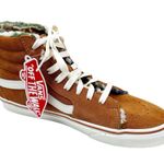 Vans NEW  Sk8 Hi Tops Sherpa Lined Suede Leather Lace Up Sneakers M 8/ W 9.5 Photo 0