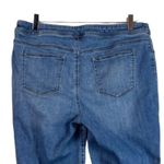 Chico's Slimming Lace Up Ankle Jeans Pull On Light Wash Girlfriend 1.5 Size 10 Photo 3