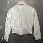 80s White leather jacket in Amazing condition Size M Photo 1