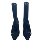 Saint Laurent  Oxalis 115mm Mesh Pointed Toe Ankle Boots Black Size 37 Photo 2