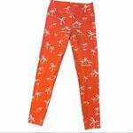 American Apparel NEW Coral Palm Print Leggings Photo 2