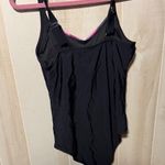 Colorful Striped Women's One Piece Swimsuit Pink Size L Photo 1