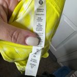 Lululemon NWOT All Yours Cropped Tank 100% Pima Cotton Hot Neon Yellow Size 10 Photo 6