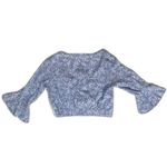 LA Hearts  - Pacsun | Blue Floral Crop Top | Medium Photo 1