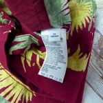 Free People Romper Womens XS Red Malibu Tropical Button Hawaiian Beach Travel Photo 12