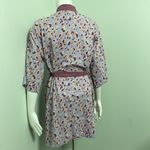 Pact  Organic Women's Mod Leopard Wisteria Staycation Short Robe XS/S Photo 8