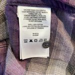 Columbia  Shirt Womens Medium Purple Gray Plaid Button Front Long Sleeve Lined Photo 7