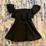 Keepsake The Label Strapless Serenity Ruffled Mini Dress Black Photo 2