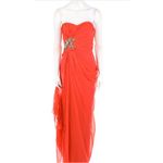 Marchesa Notte Luxury‎ Silk Pageant Cocktail Evening Prom Dress Size 4 NWT $990 Orange Photo 9