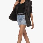 RE/DONE The Midi Denim Shorts Ripped Tide Photo 10